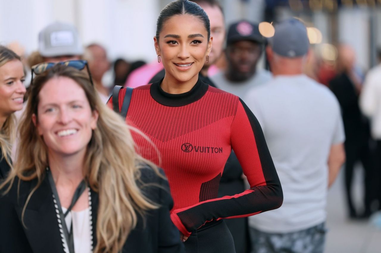 Shay Mitchell attends Louis Vuitton's 200 Trunks, 200 Visionaries