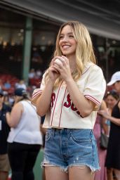 Sydney Sweeney at Blue Jays vs. Red Sox at Fenway Park in Boston 07/22/2022