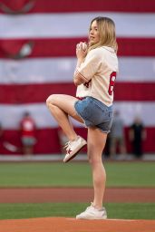 Sydney Sweeney at Blue Jays vs  Red Sox at Fenway Park in Boston 07 22 2022   - 68
