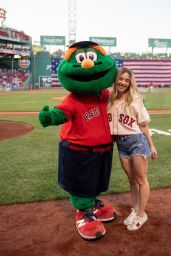 Sydney Sweeney at Blue Jays vs. Red Sox at Fenway Park in Boston 07/22/2022