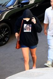 Taylor Swift With Her Hoodie On, a Hat and a Mask - Beverly Hills 07/29/2022