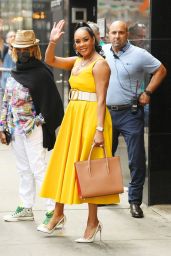 Vivica A. Fox in a Yellow Valentino Dress - New York 07/05/2022
