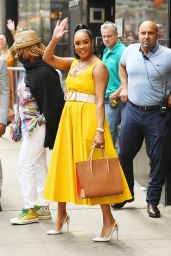 Vivica A. Fox in a Yellow Valentino Dress - New York 07/05/2022