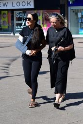 Yazmin Oukhellou - Visiting a Local Shop With Her Mother Lisa in Essex 07/14/2022