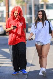 Addison Rae and Omer Fedi - Out in Los Angeles 08/23/2022