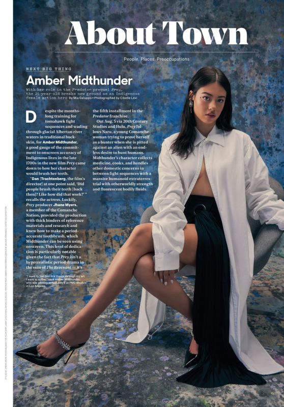 Amber Midthunder - The Hollywood Reporter 08/03/2022 Issue