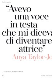 Anya Taylor-Joy - Io Donna del Corriere della Sera 08/13/2022 Issue