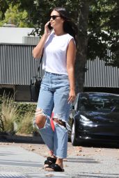 April Love Geary in Ripped Jeans - Malibu 08/17/2022