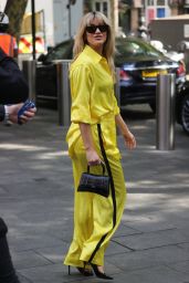 Ashley Roberts in Yellow Outfit in London 08/04/2022