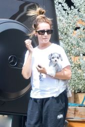 Ashley Tisdale at the All Time Restaurant in Los Feliz 08/01/2022