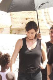 Charlize Theron - "The Old Guard 2" Set in Rome 08/20/2022