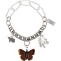 Chopova Lowena Silver Yak & Butterfly Necklace