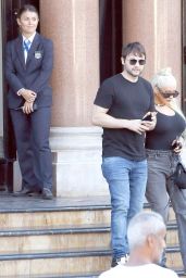 Christina Aguilera and Matthew Rutler   Shopping in France 08 01 2022   - 36