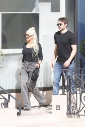 Christina Aguilera and Matthew Rutler   Shopping in France 08 01 2022   - 71