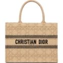 Dior Medium Dior Book Tote Natural Cannage Raffia