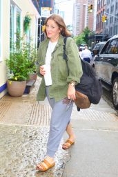 Drew Barrymore in Sweats  Jacket and Sandals   New York 08 07 2022   - 43