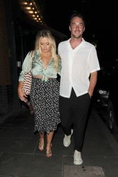 Emily Atack and Liam McGough - Out in London 08/17/2022