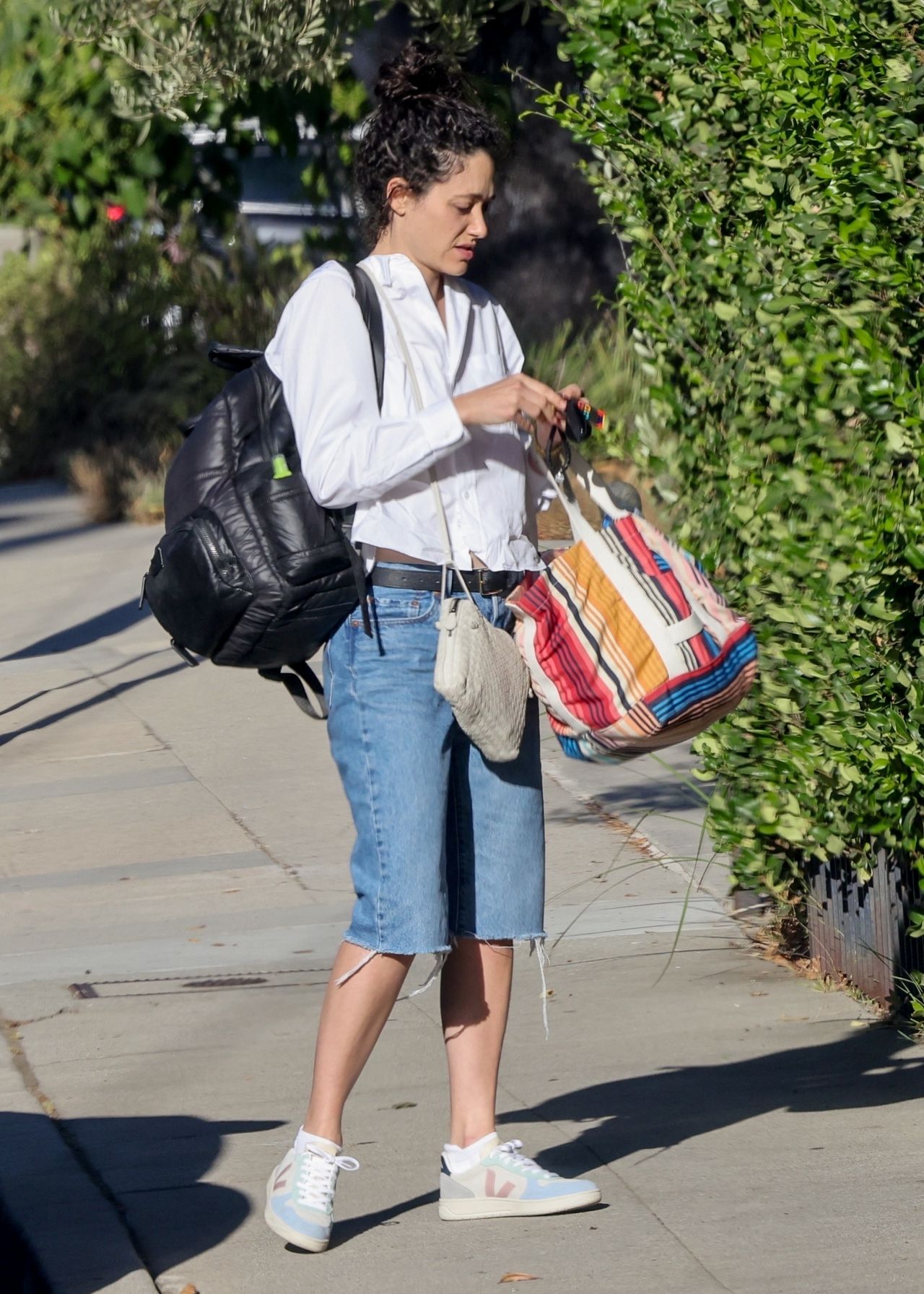 Emmy Rossum - Out in Los Angeles 08/12/2022.