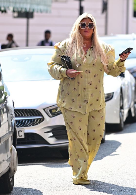 Gemma Collins With at Harry’s Bar in London 08/21/2022