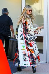 Heidi Klum - Arriving at America
