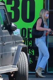 Hilary Duff Wears Cowboy Boots and Flared Denim - Sherman Oaks 08/12/2022