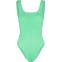 Hunza G Green Seersucker Swimsuit