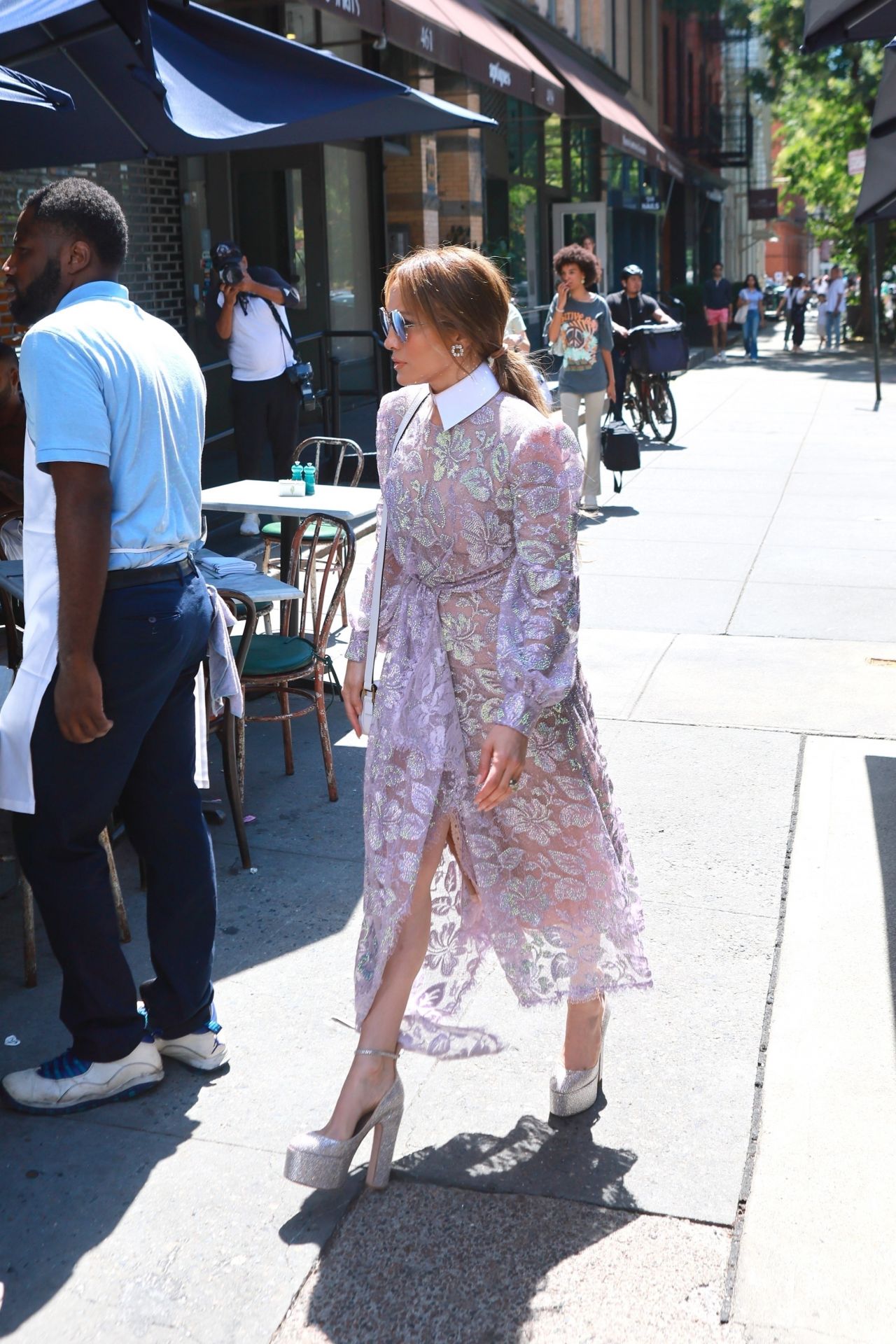 Jennifer Lopez Style - Leaving Her Apartment in New York City 3/01/2016 •  CelebMafia