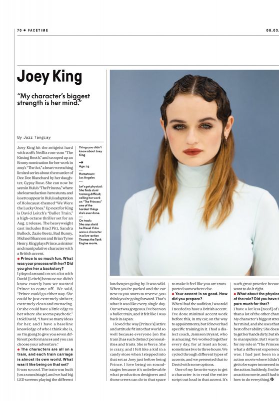 Joey King - Variety Magazine 08/03/2022 Issue