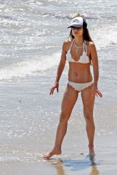 Jordana Brewster in a White Bikini 08/04/2022