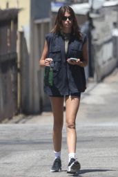 Kaia Gerber at a Studio in Downtown Los Angeles 08/12/2022