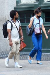 Katie Holmes and Bobby Wooten III  - Out in New York 08/08/2022