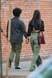 Katie Holmes and Bobby Wooten III Wear Matching Outfits - New York 08/12/2022