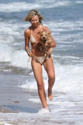 Lady Victoria Hervey in a Bikini on a Beach in Malibu 08/19/2022