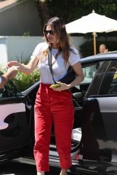 Lake Bell - Arrives at Day of Indulgence Party in Brentwood 08/14/2022