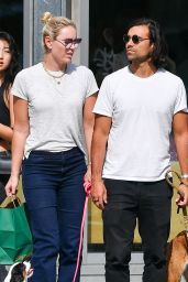 Lindsey Vonn With Her Boyfriend Diego Osorio - NYC 08/28/2022