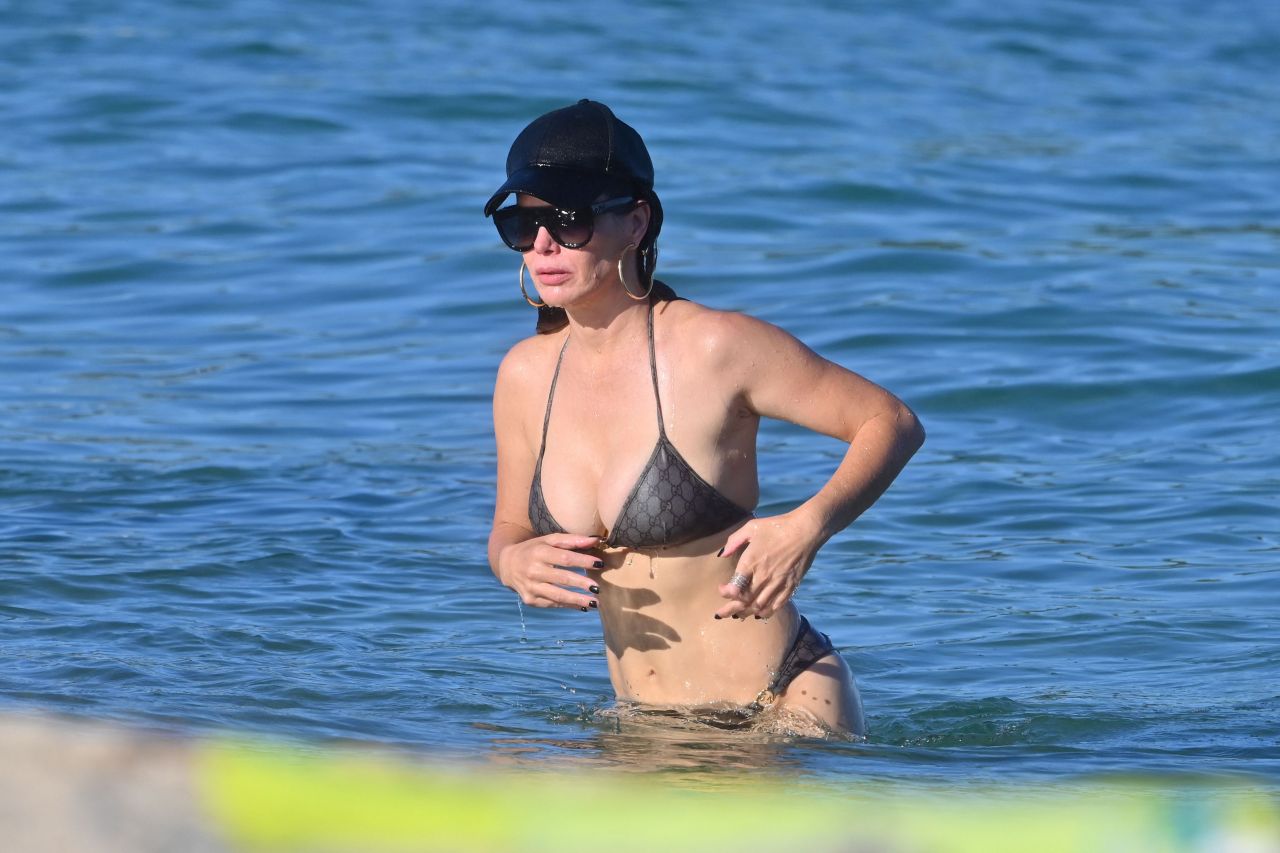 Lucila Sola at the Beach in Saint-Tropez 08/19/2022.