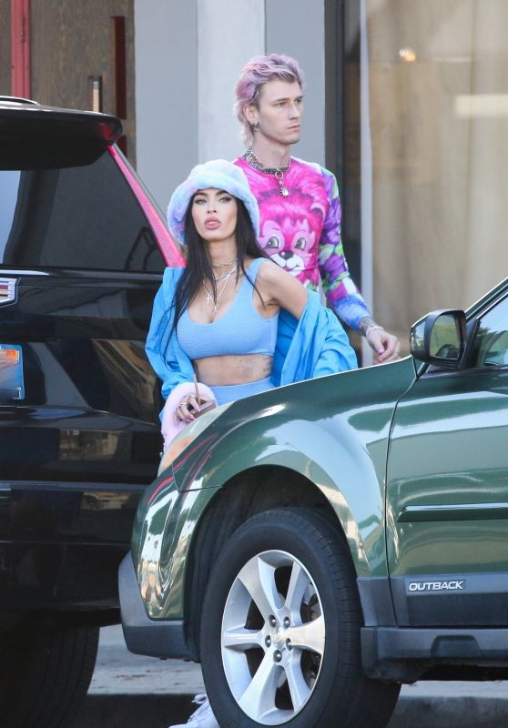 Megan Fox and Machine Gun Kelly - Out in Brentwood 08/17/2022