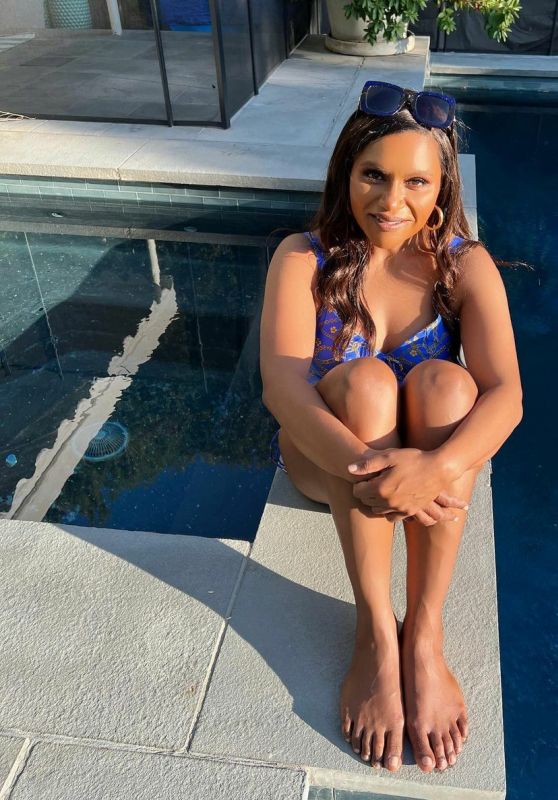 Mindy Kaling in a Swimsuit 08/06/2022