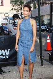 Nathalie Emmanuel at The Daily Show With Trevor Noah in NY 08/08/2022