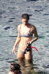 Nina Agdal in a Bikini in Mykonos 08/25/2022