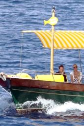 Paris Hilton and Carter Reum - Capri 08/10/2022