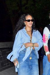 Rihanna and ASAP Rocky - 4 am Stroll in NY 08/07/2022