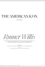Rumer Willis - The House Magazine - The American Icon Issue 2022