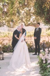 Sarah Hyland - California Vineyard Wedding for Vogue August 2022