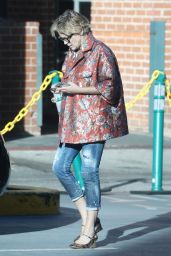 Sharon Stone Wears a Colorful Outfit - Beverly Hills 08/10/2022