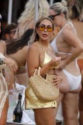 Sophie Kasaei in Gold Bikini in Ibiza 08 25 2022   - 87