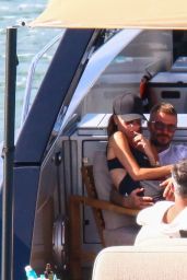 Victoria Beckham and David Beckham in South Beach 08/27/2022