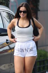 Addison Rae Wears Short Shorts With the Message “I Don