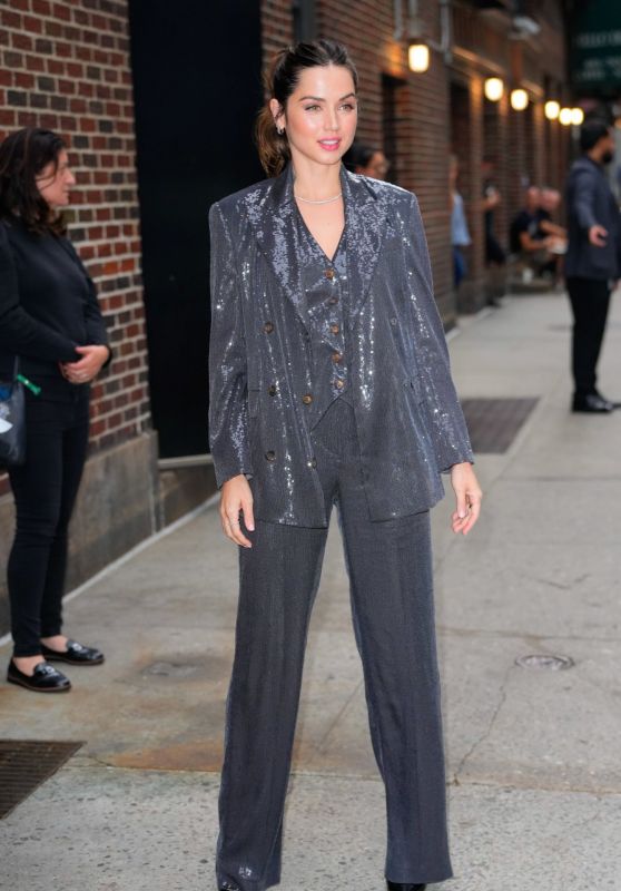 Ana de Armas - Arrives at The Late Show with Stephen Colbert in NYC 09/19/2022