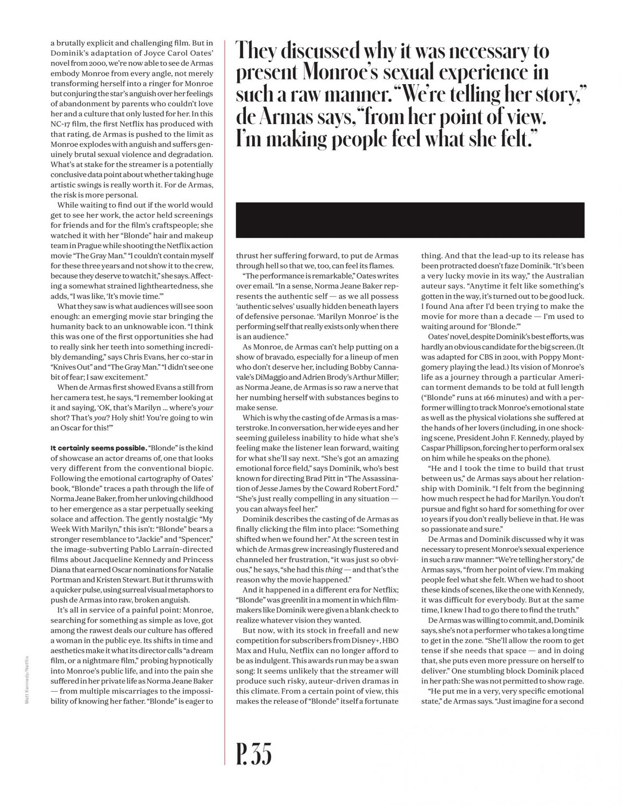 Ana de Armas - Variety Magazine 09/21/2022 Issue • CelebMafia